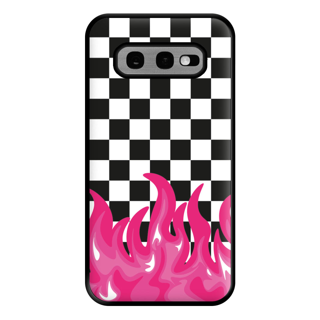 Pink Flame - Skate Aesthetic  Phone Case for Galaxy S10e