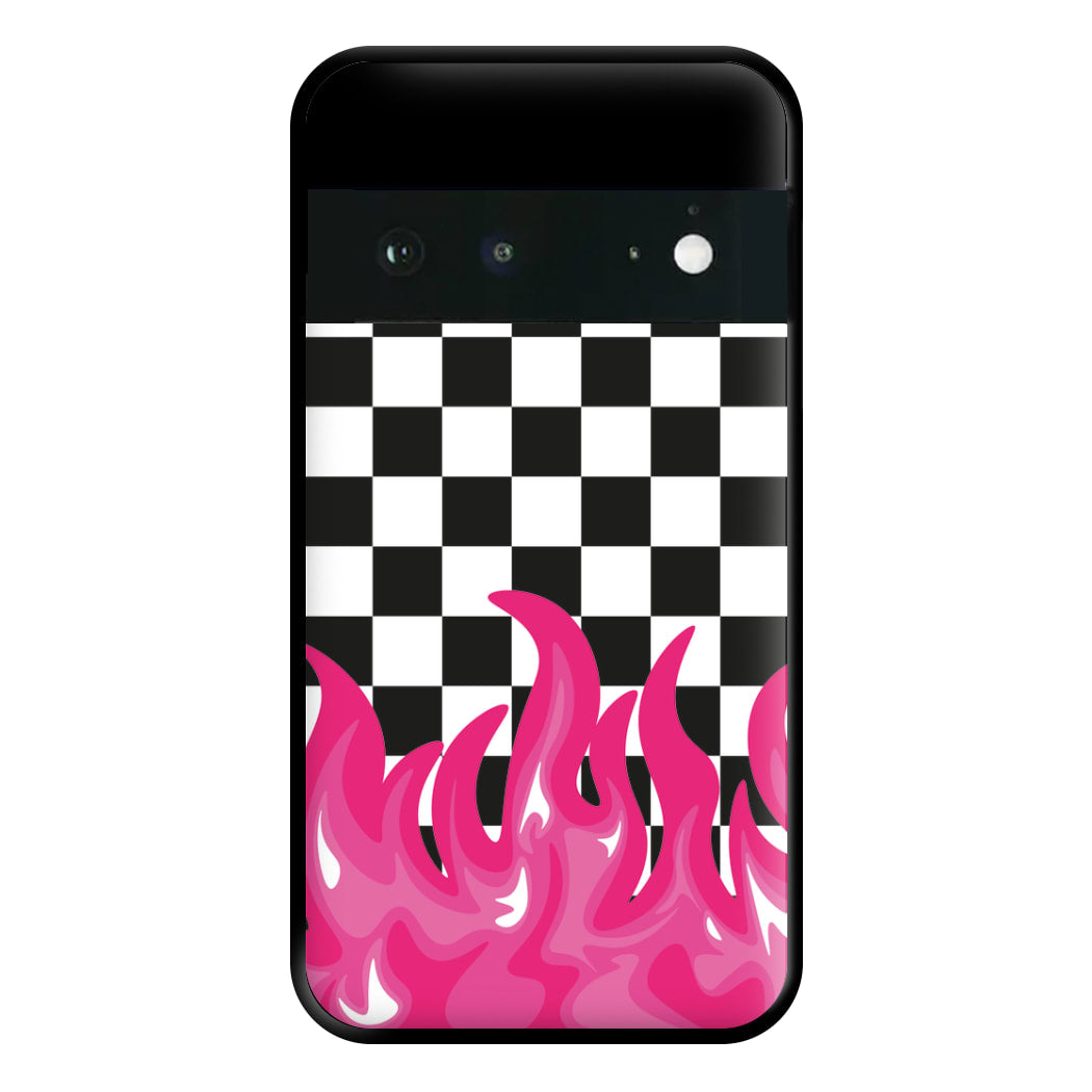 Pink Flame - Skate Aesthetic  Phone Case for Google Pixel 6a