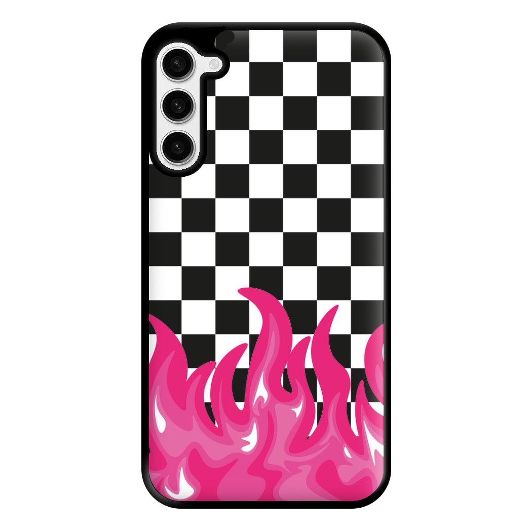 Pink Flame - Skate Aesthetic  Phone Case for Galaxy S23 Plus