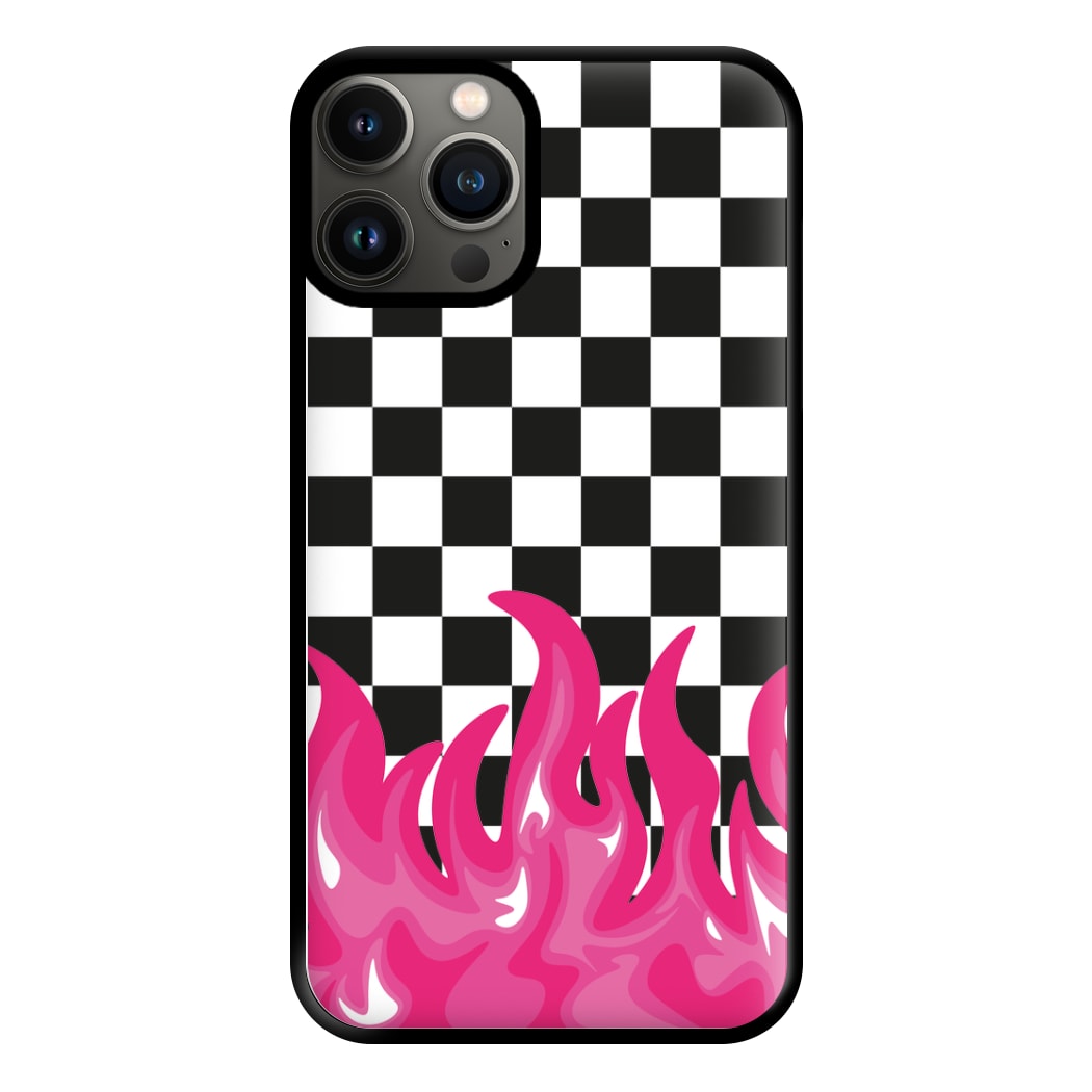 Pink Flame - Skate Aesthetic  Phone Case for iPhone 13 Pro Max