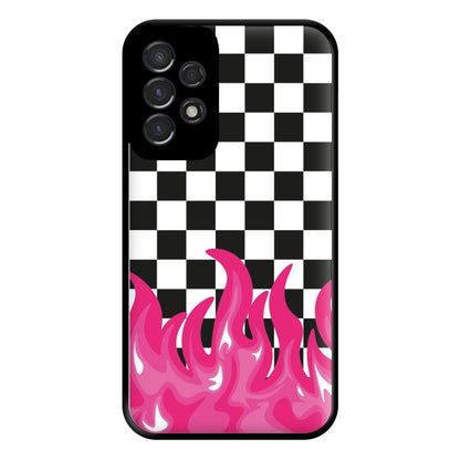 Pink Flame - Skate Aesthetic  Phone Case for Galaxy A53