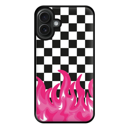 Pink Flame - Skate Aesthetic  Phone Case for iPhone 16 Plus