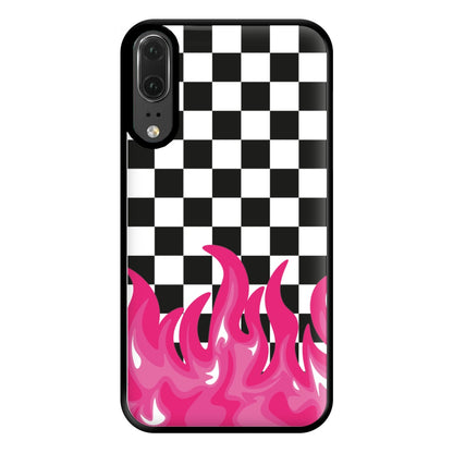 Pink Flame - Skate Aesthetic  Phone Case for Huawei P20