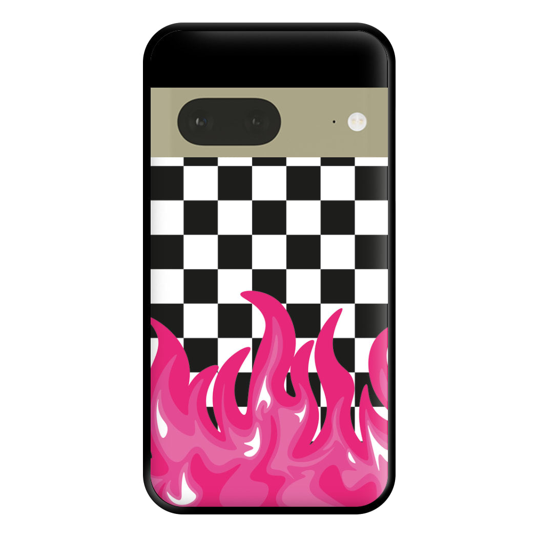 Pink Flame - Skate Aesthetic  Phone Case for Google Pixel 7a