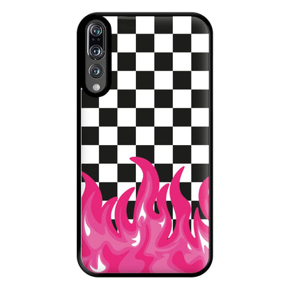 Pink Flame - Skate Aesthetic  Phone Case for Huawei P20 Pro