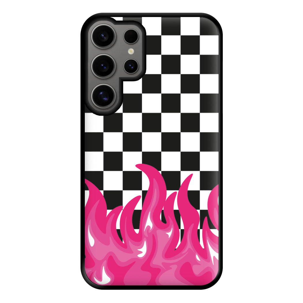 Pink Flame - Skate Aesthetic  Phone Case for Galaxy S24 Ultra