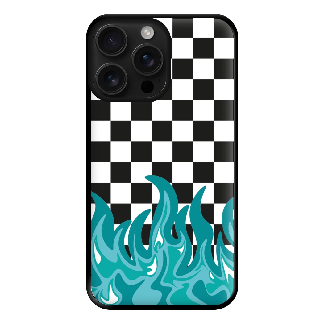 Blue Flame - Skate Aesthetic Phone Case