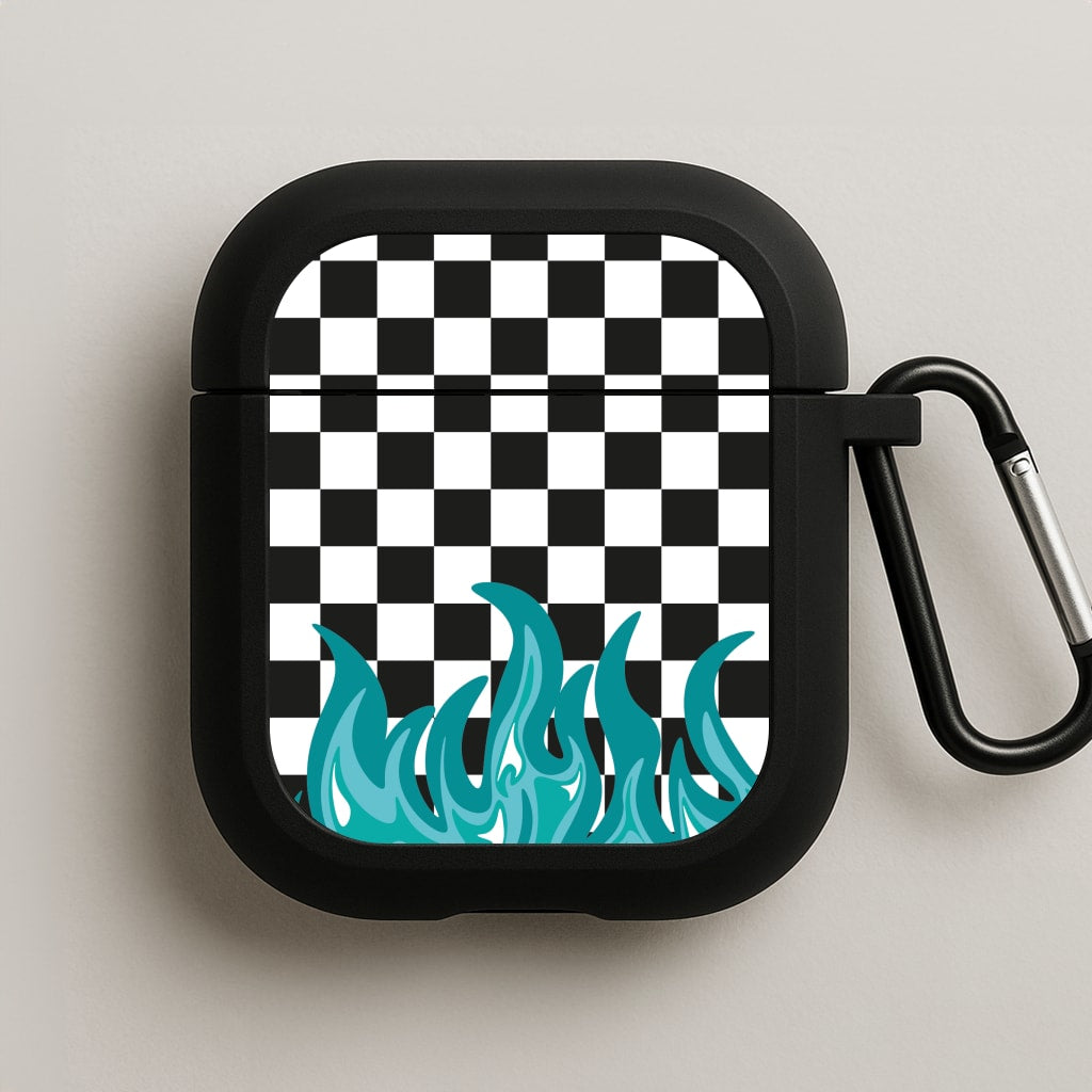 Blue Flame - Skate Aesthetic  AirPods Case