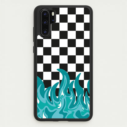 Blue Flame - Skate Aesthetic   - Skate Aesthetic Phone Case for Huawei P30 Pro