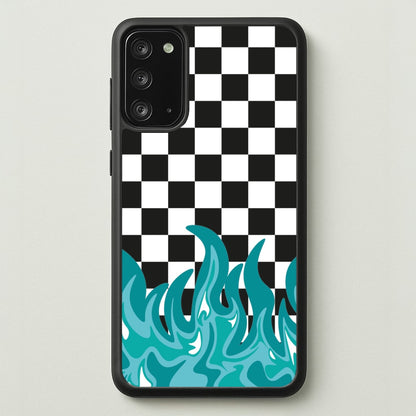 Blue Flame - Skate Aesthetic   - Skate Aesthetic Phone Case for Galaxy Note 20