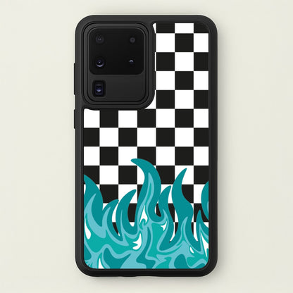 Blue Flame - Skate Aesthetic   - Skate Aesthetic Phone Case for Galaxy S20 Ultra