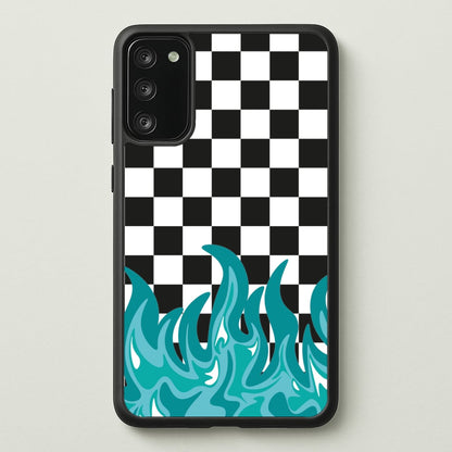 Blue Flame - Skate Aesthetic   - Skate Aesthetic Phone Case for Galaxy A41