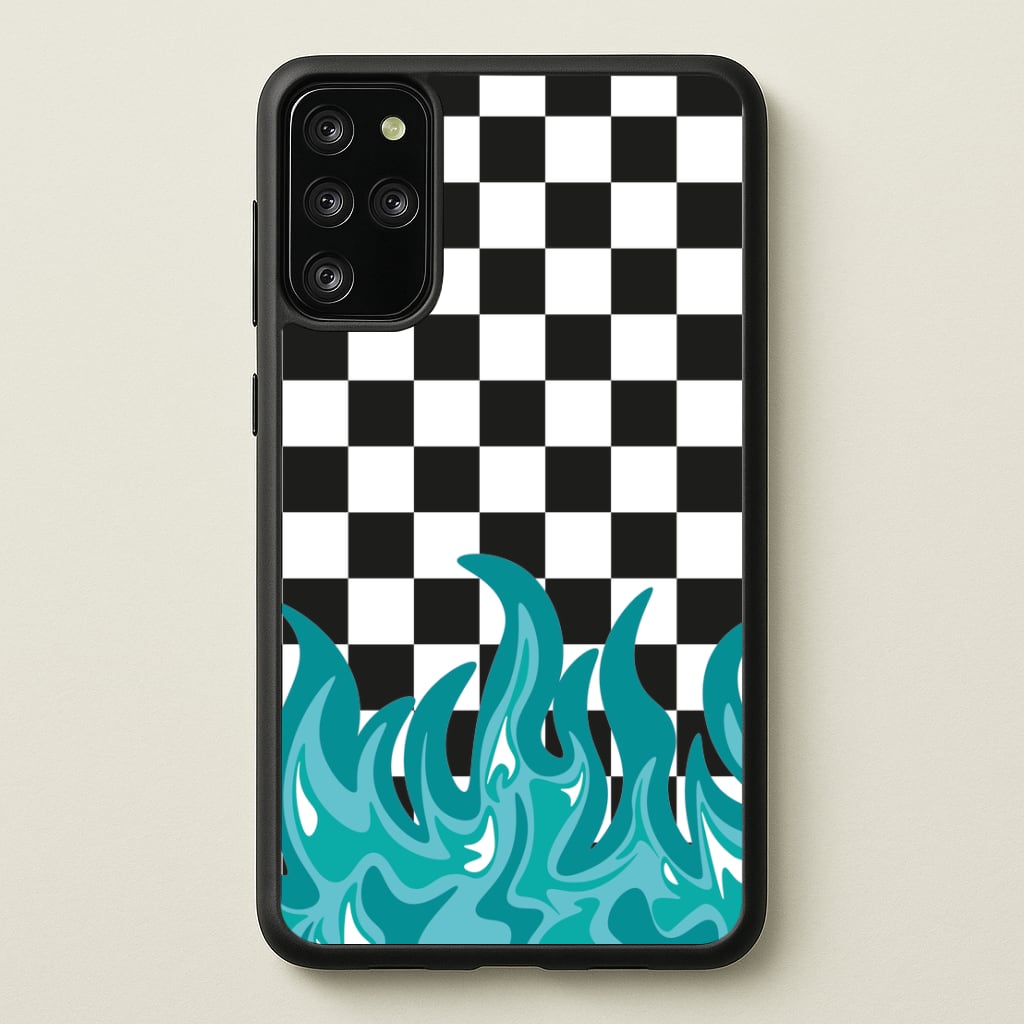 Blue Flame - Skate Aesthetic   - Skate Aesthetic Phone Case for Galaxy S20 Plus