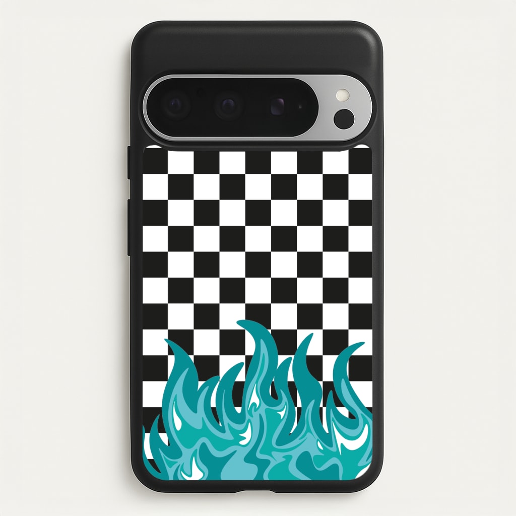 Blue Flame - Skate Aesthetic   - Skate Aesthetic Phone Case for Google Pixel 9 Pro XL