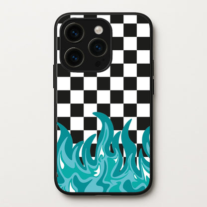 Blue Flame - Skate Aesthetic   - Skate Aesthetic Phone Case for iPhone 15 Pro Max