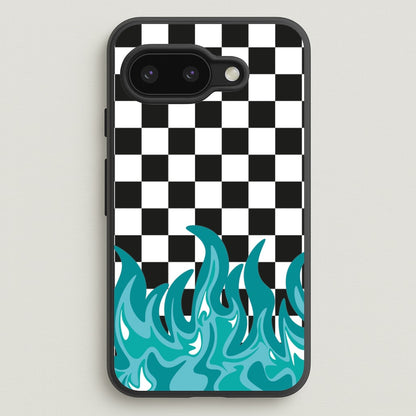 Blue Flame - Skate Aesthetic   - Skate Aesthetic Phone Case for Google Pixel 9a