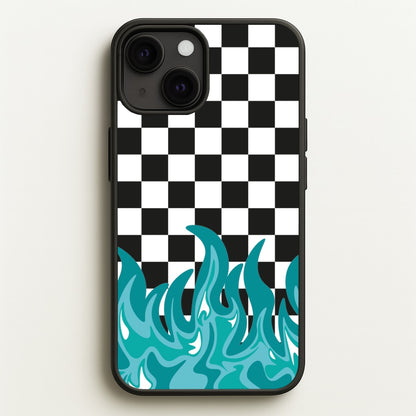 Blue Flame - Skate Aesthetic   - Skate Aesthetic Phone Case for iPhone 13 Mini