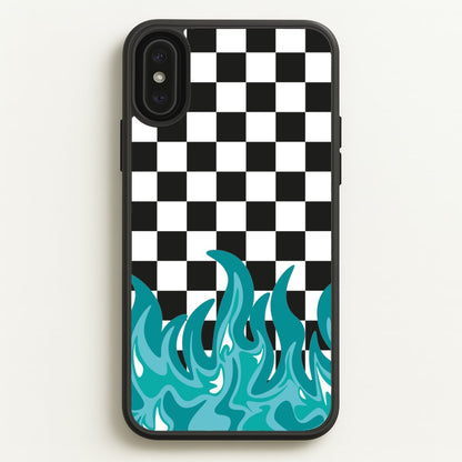 Blue Flame - Skate Aesthetic   - Skate Aesthetic Phone Case for iPhone XS Max