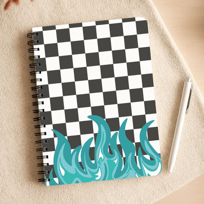 Blue Flame - Skate Aesthetic  Notepad