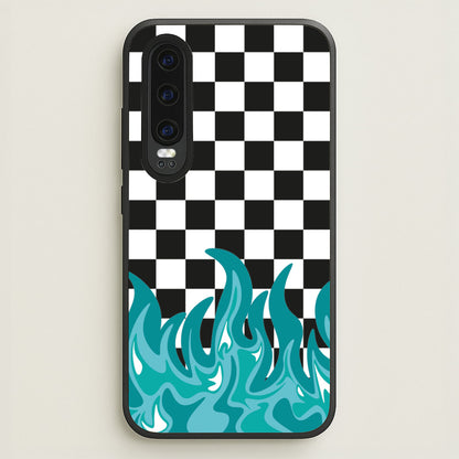 Blue Flame - Skate Aesthetic   - Skate Aesthetic Phone Case for Huawei P30