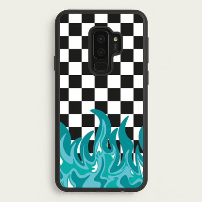 Blue Flame - Skate Aesthetic   - Skate Aesthetic Phone Case for Galaxy S9 Plus