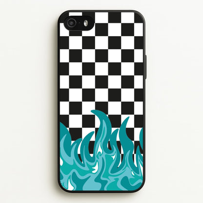 Blue Flame - Skate Aesthetic   - Skate Aesthetic Phone Case for iPhone 5 / 5s / SE 2016