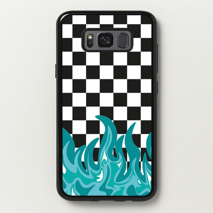 Blue Flame - Skate Aesthetic   - Skate Aesthetic Phone Case for Galaxy S8 Plus