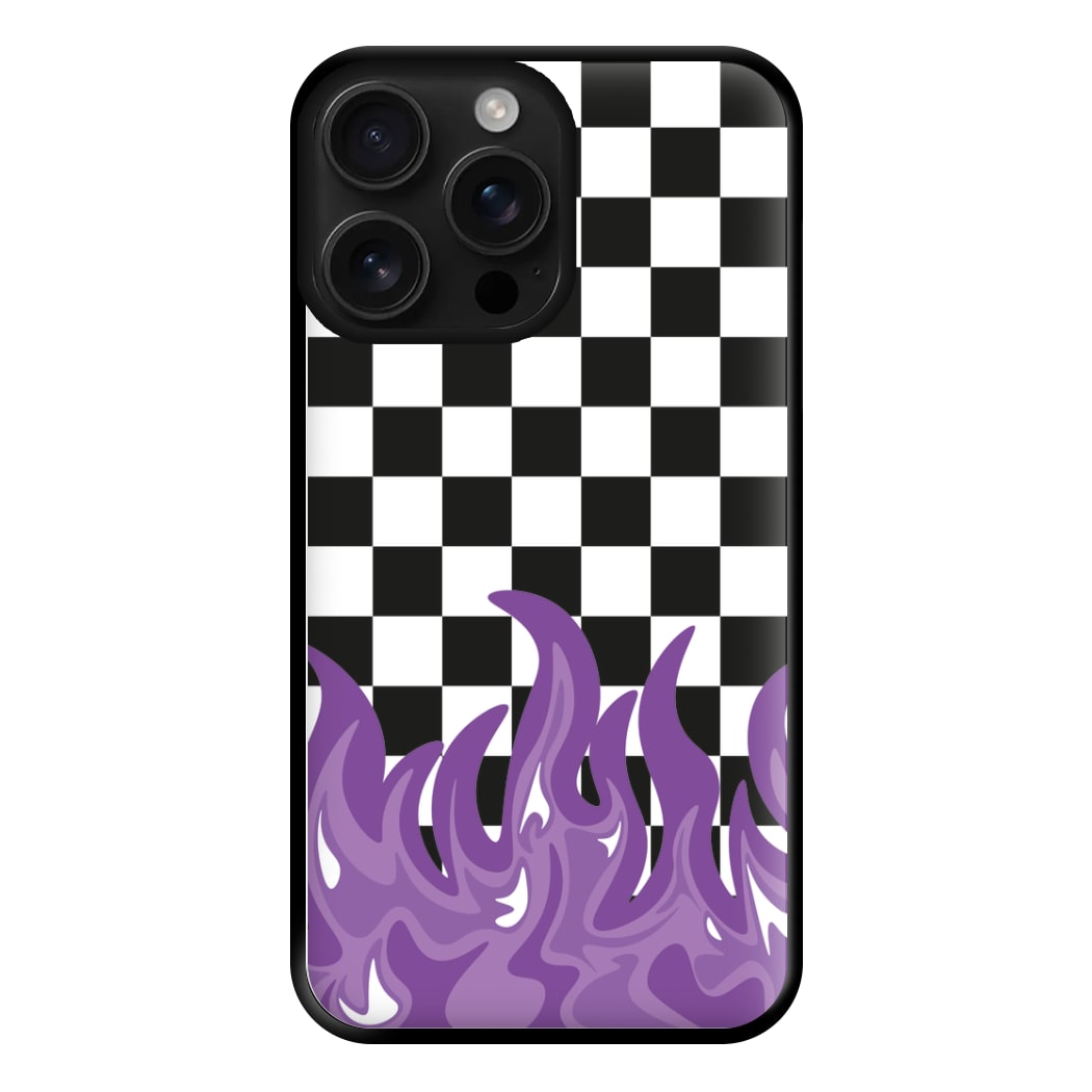 Purple Flame - Skate Aesthetic  Phone Case