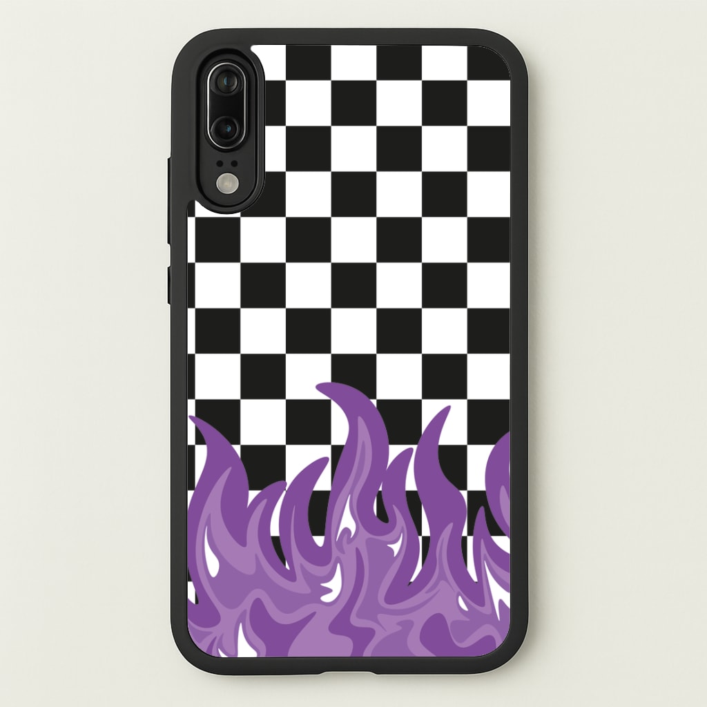 Purple Flame - Skate Aesthetic   - Skate Aesthetic Phone Case for Huawei P20