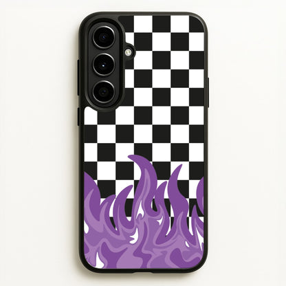 Purple Flame - Skate Aesthetic   - Skate Aesthetic Phone Case for Galaxy A56