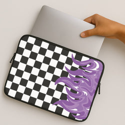 Purple Flame - Skate Aesthetic  MacBook Case