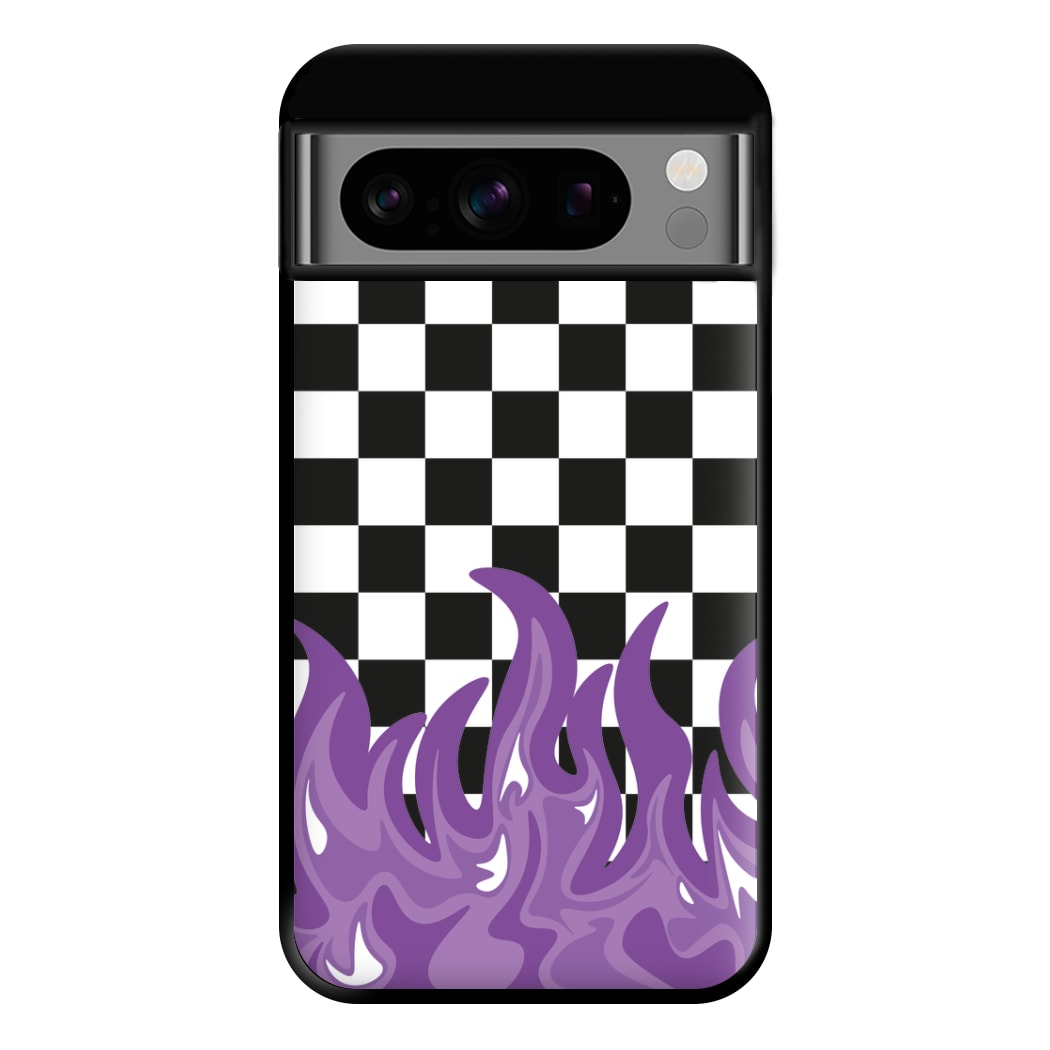 Purple Flame - Skate Aesthetic  Phone Case for Google Pixel 8 Pro