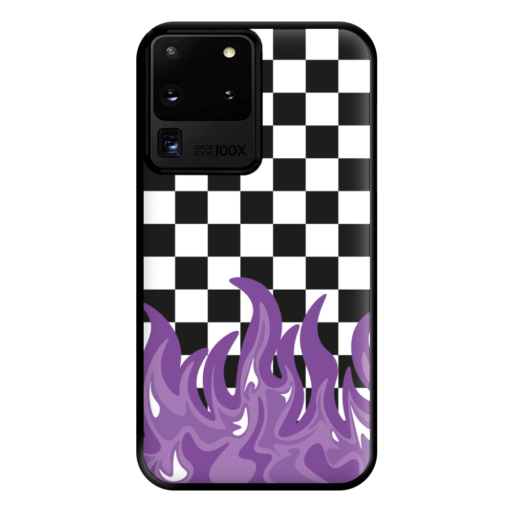 Purple Flame - Skate Aesthetic  Phone Case for Galaxy S20 Ultra