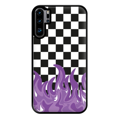 Purple Flame - Skate Aesthetic  Phone Case for Huawei P30 Pro