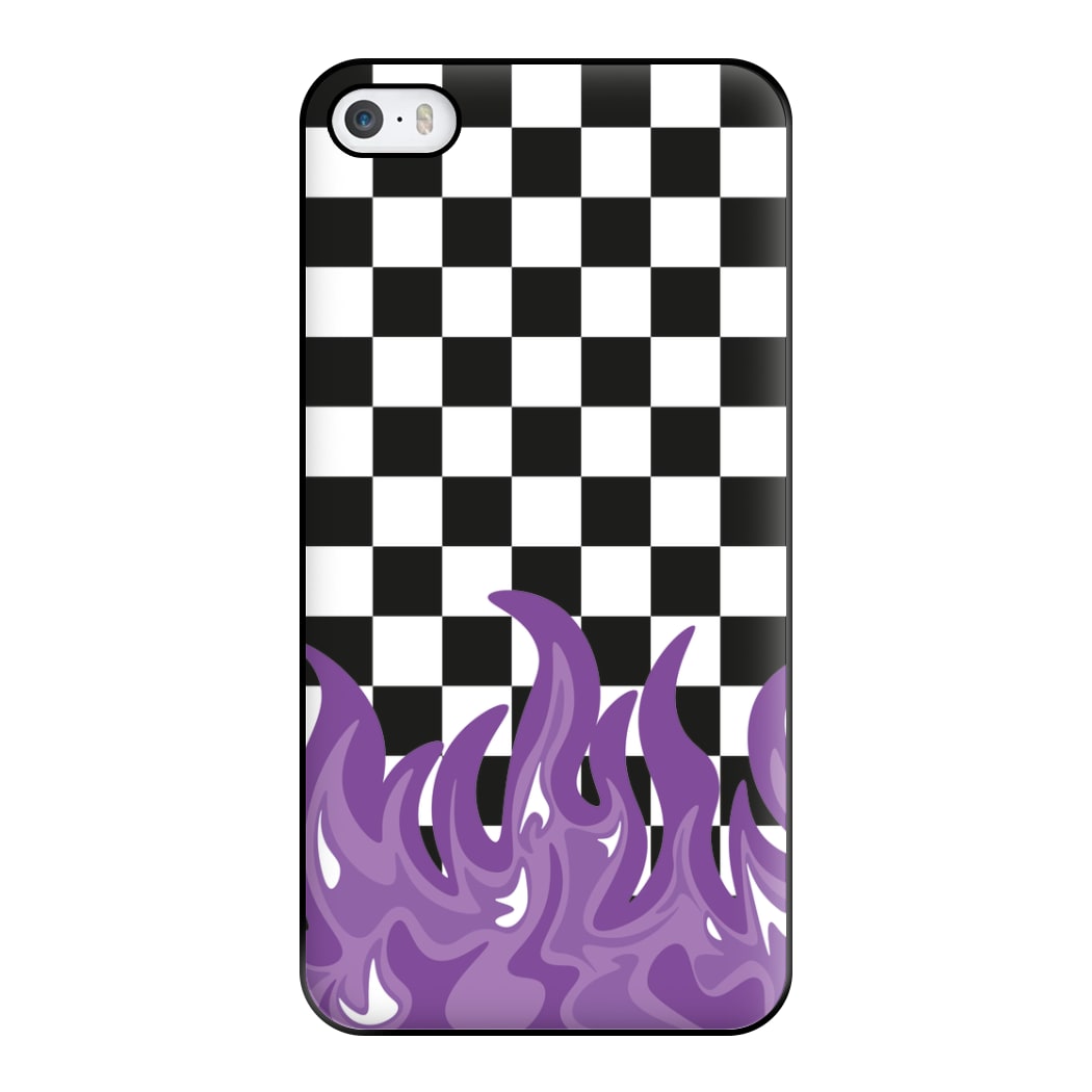 Purple Flame - Skate Aesthetic  Phone Case for iPhone 5 / 5s / SE 2016