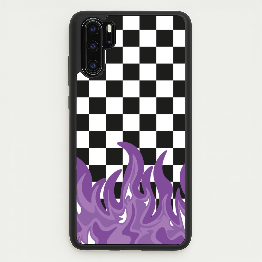 Purple Flame - Skate Aesthetic   - Skate Aesthetic Phone Case for Huawei P30 Pro