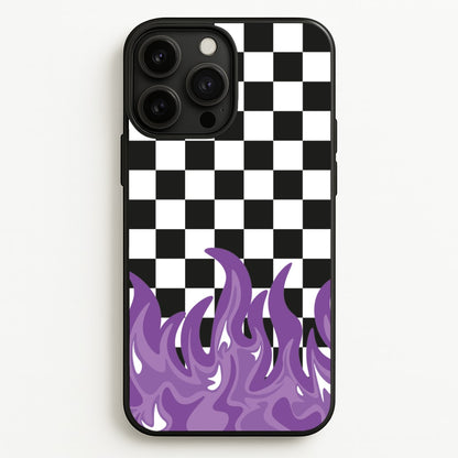 Purple Flame - Skate Aesthetic   - Skate Aesthetic Phone Case for iPhone 13 Pro Max