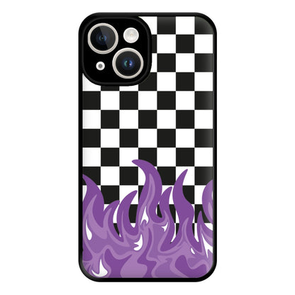 Purple Flame - Skate Aesthetic  Phone Case for iPhone 14