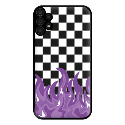 Purple Flame - Skate Aesthetic  Phone Case for Galaxy A13