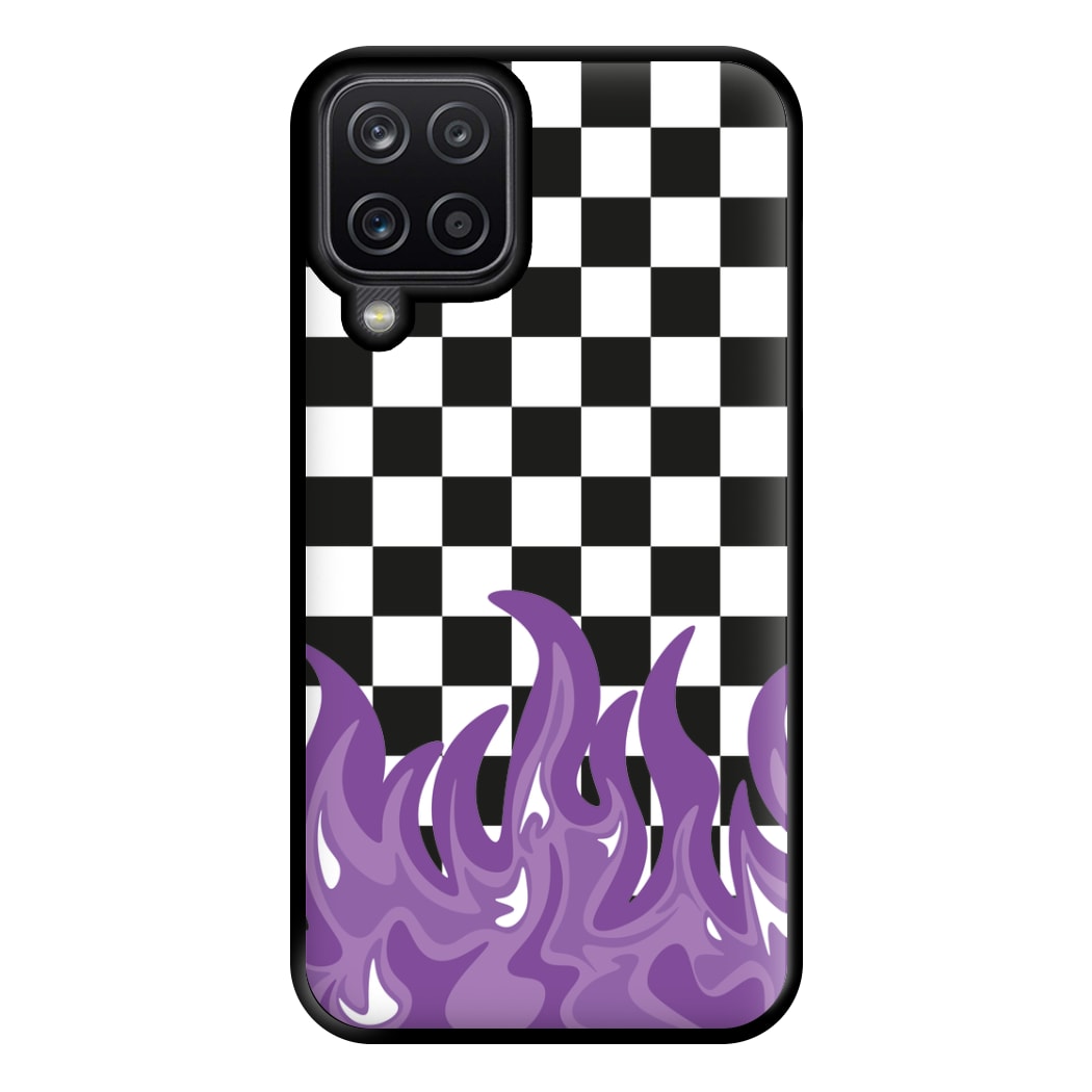 Purple Flame - Skate Aesthetic  Phone Case for Galaxy A12