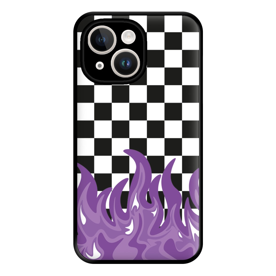 Purple Flame - Skate Aesthetic  Phone Case for iPhone 14 Plus