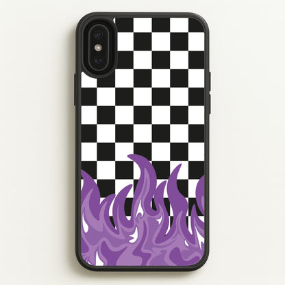 Purple Flame - Skate Aesthetic   - Skate Aesthetic Phone Case for iPhone XS Max