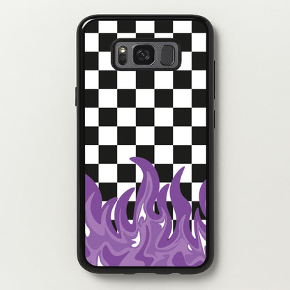 Purple Flame - Skate Aesthetic   - Skate Aesthetic Phone Case for Galaxy S8 Plus