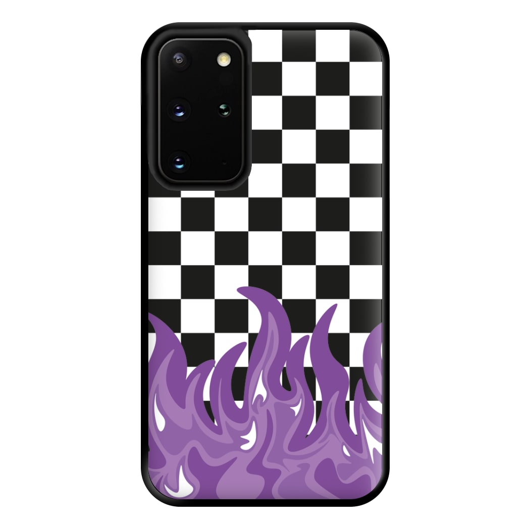 Purple Flame - Skate Aesthetic  Phone Case for Galaxy S20 Plus