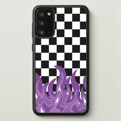Purple Flame - Skate Aesthetic   - Skate Aesthetic Phone Case for Galaxy Note 20