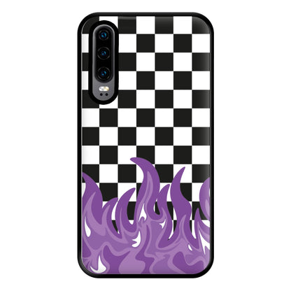 Purple Flame - Skate Aesthetic  Phone Case for Huawei P30