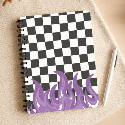 Purple Flame - Skate Aesthetic  Notepad