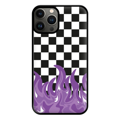 Purple Flame - Skate Aesthetic  Phone Case for iPhone 13 Pro Max