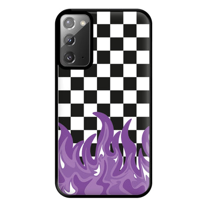 Purple Flame - Skate Aesthetic  Phone Case for Galaxy Note 20 Ultra