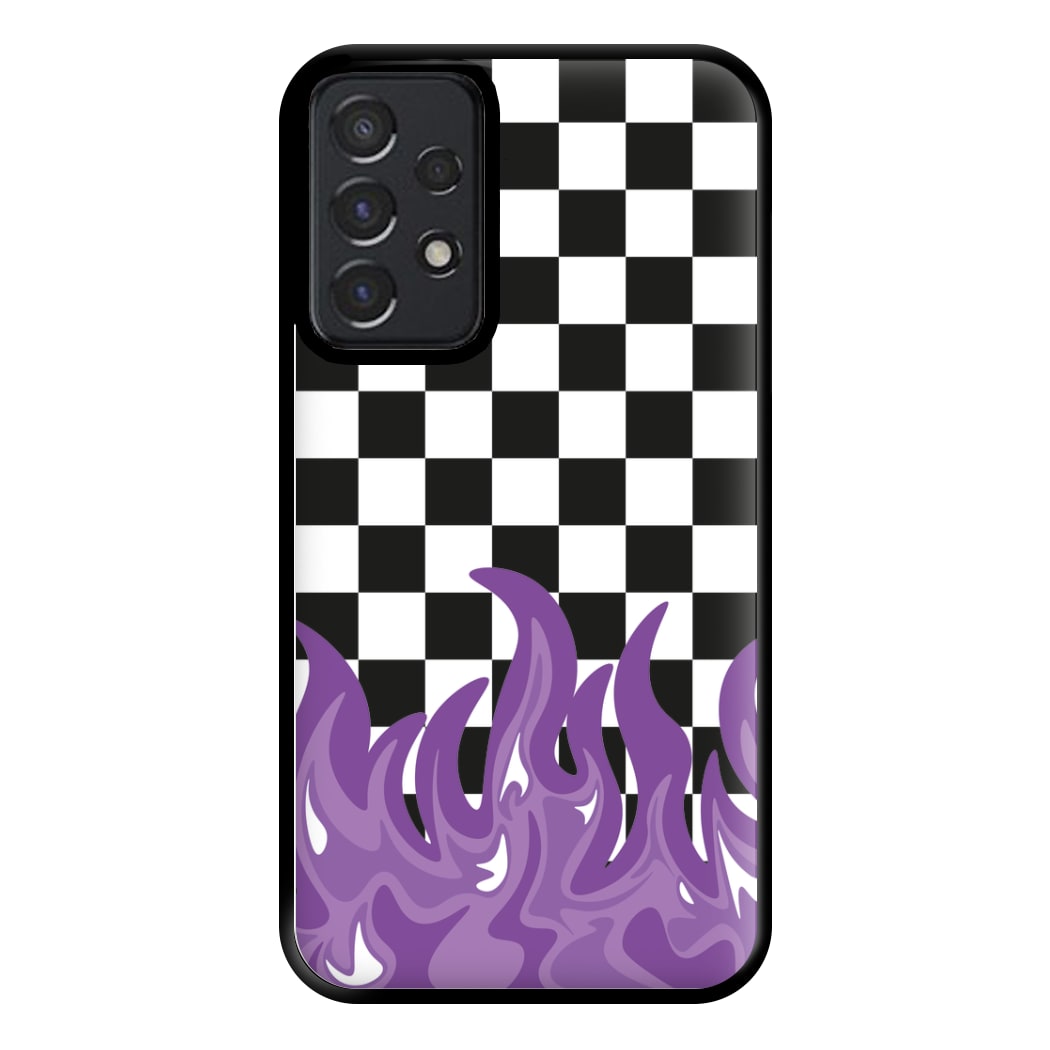 Purple Flame - Skate Aesthetic  Phone Case for Galaxy A52 / A52s